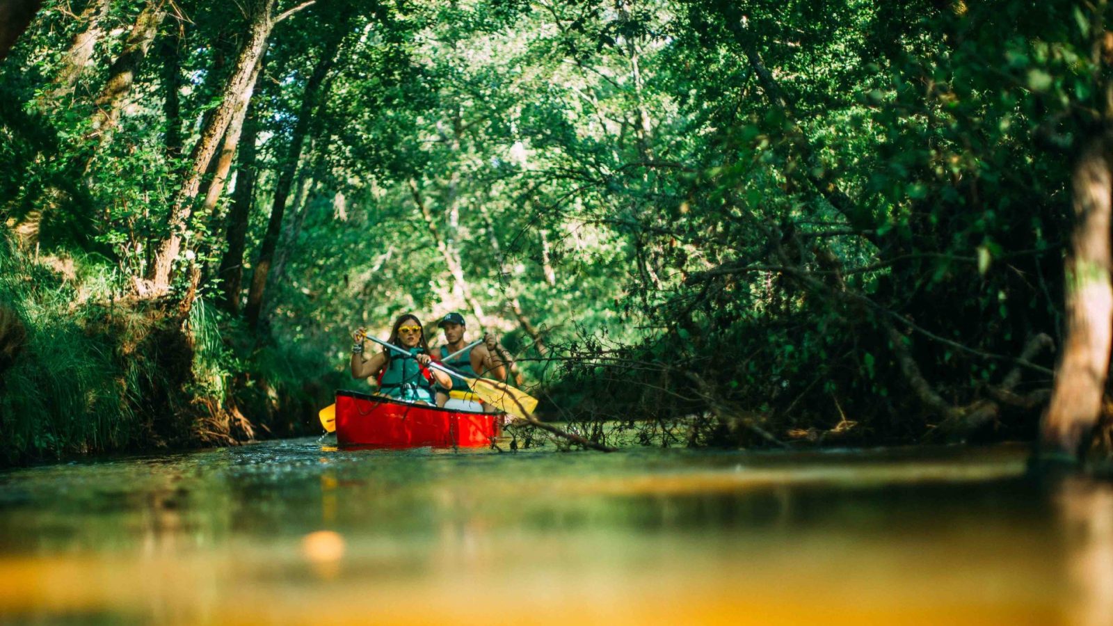 Canoë Courant d&rsquo;Huchet, Landes