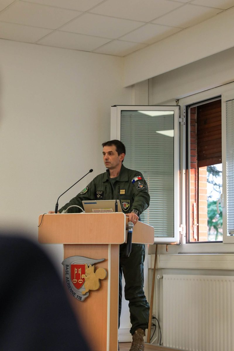 Colonel Gilles Chanut de la base aérienne 118 de Mont-de-Marsan