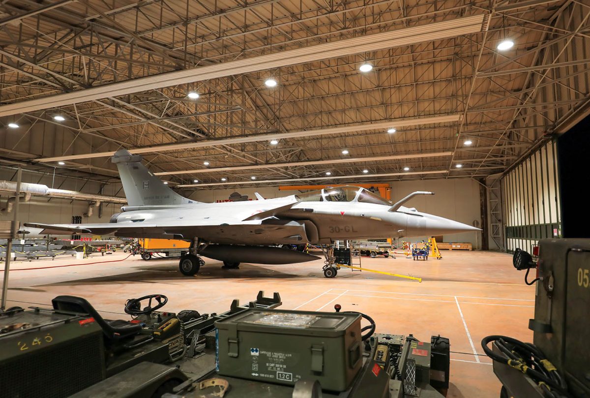 Rafale à la base aérienne 118 de Mont-de-Marsan