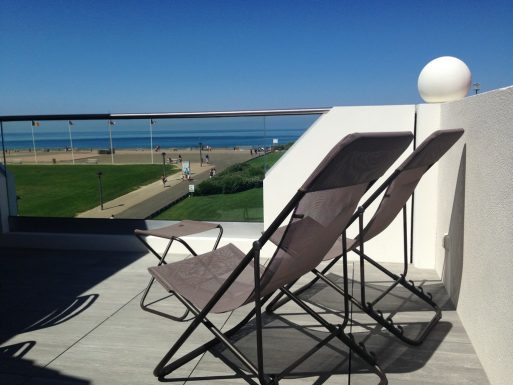 Appartement 3 pièces terrasse face océan