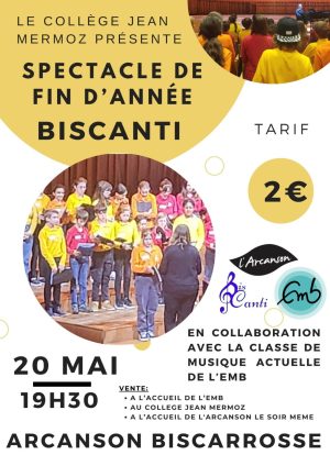 Concert de fin d’année – Biscanti et EMB