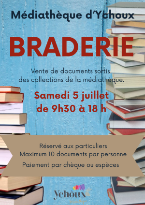 Braderie de la médiathèque