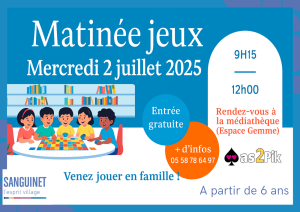 Matinée jeux de société
