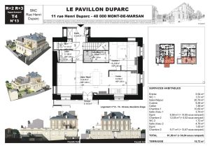 51542098  – Appartement – 4 pièces à MONT DE MARSAN