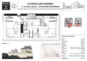 51542098  – Appartement – 4 pièces à MONT DE MARSAN