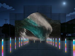 Projection son et lumière – Incommensurable