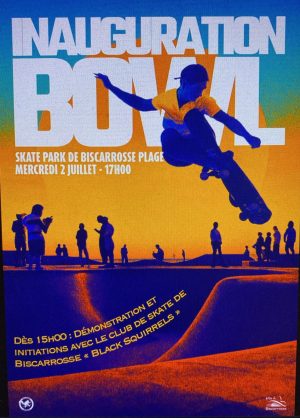 Inauguration du bowl / skatepark