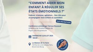 Conférence : aider son enfant à réguler ses états émotionnels