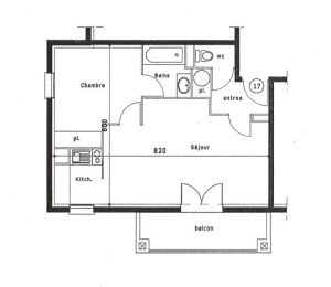 51472004  – Appartement – 2 pièces à DAX