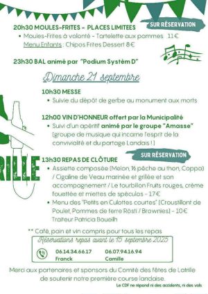 Fêtes de Latrille