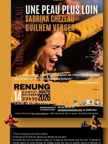 Spectacle « Une peau plus loin »