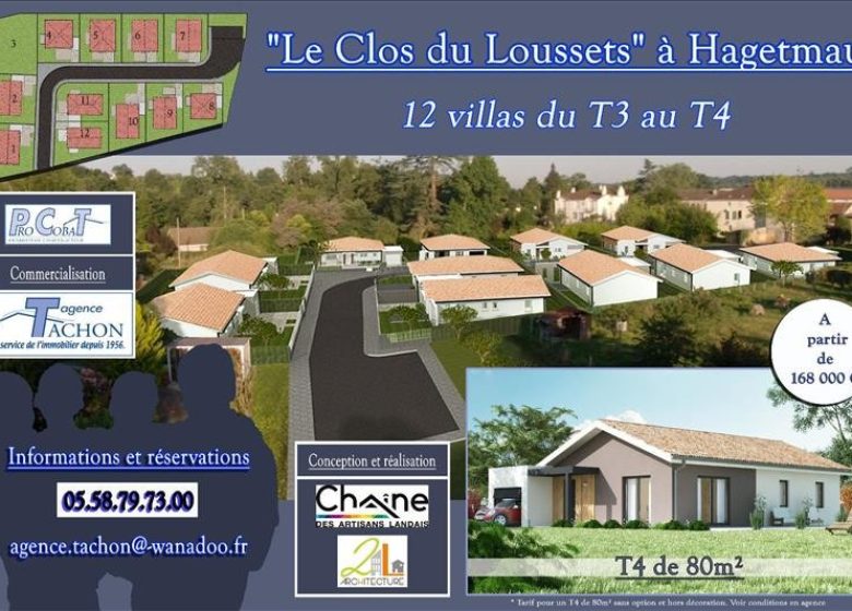52904465  – Maison – 4 pièces à HAGETMAU