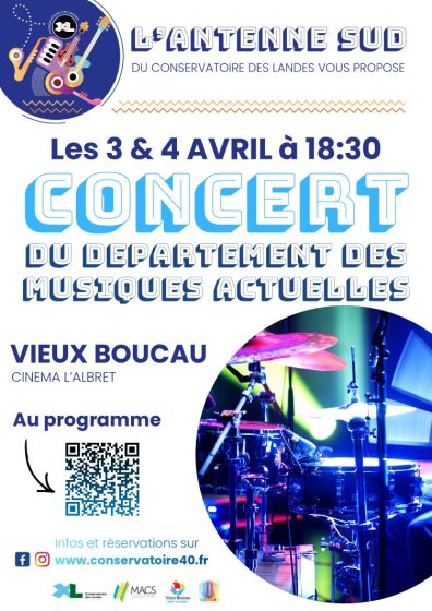 Concert du Département des musiques actuelles