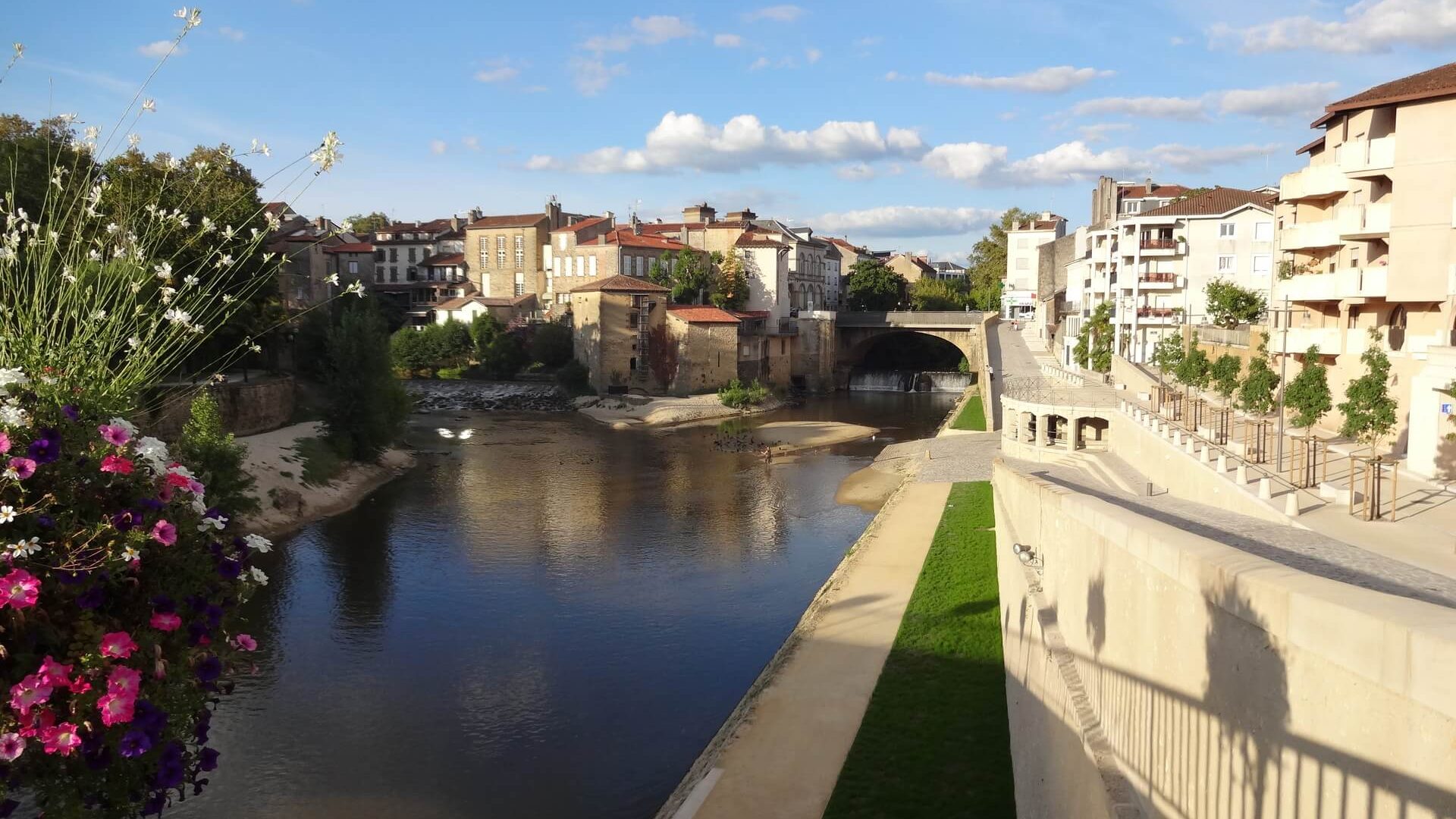 Berges de la midouze à Mont-de-Marsan