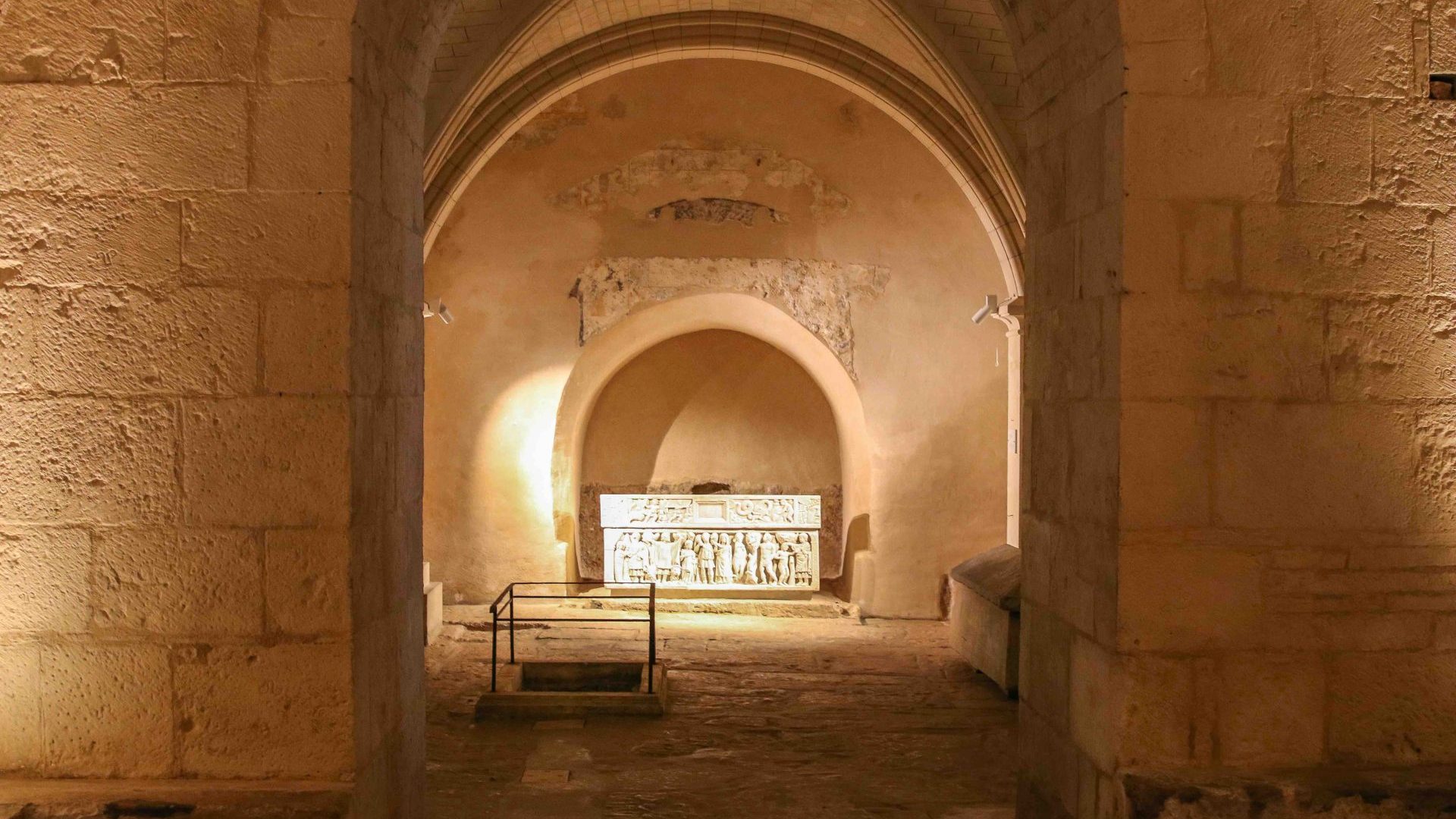 Sarcophage de l'église Sainte Quitterie à Aire sur Adour