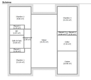52920828  – Maison – 4 pièces à OEYRELUY