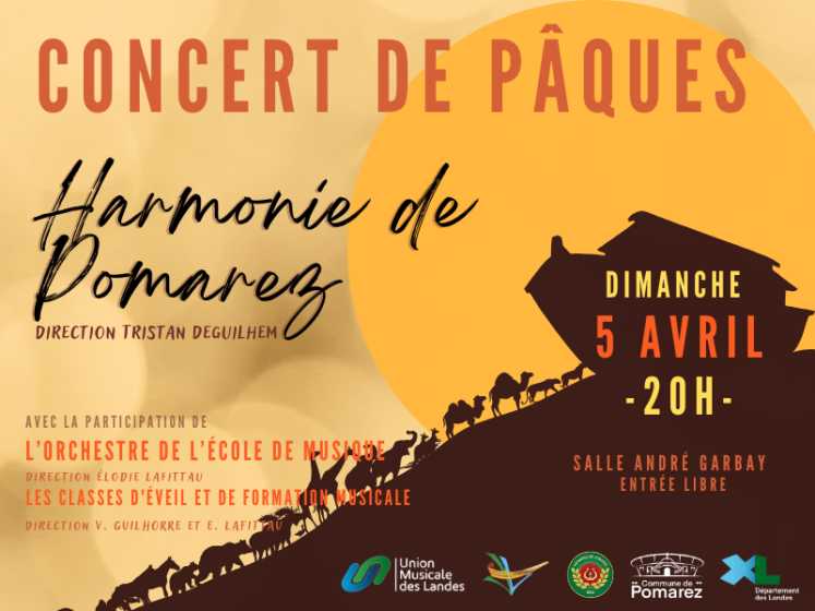 Concert de Pâques de l&rsquo;harmonie de Pomarez