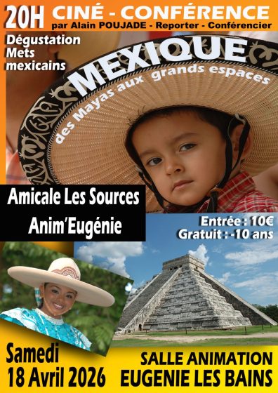 Soirée Ciné-Conférence « Mexique : des mayas aux grands espaces »