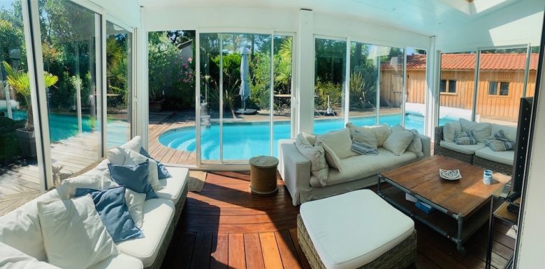 Villa Maluel avec piscine à deux pas de la plage