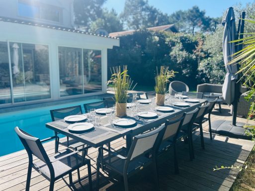 Villa Maluel avec piscine à deux pas de la plage