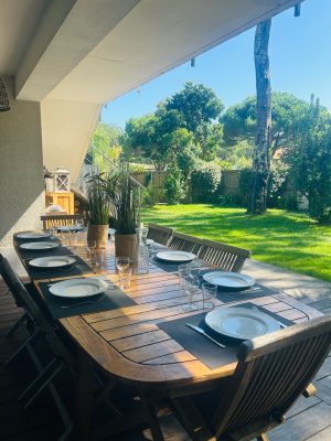 Villa Maluel avec piscine à deux pas de la plage