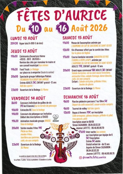Fêtes patronales