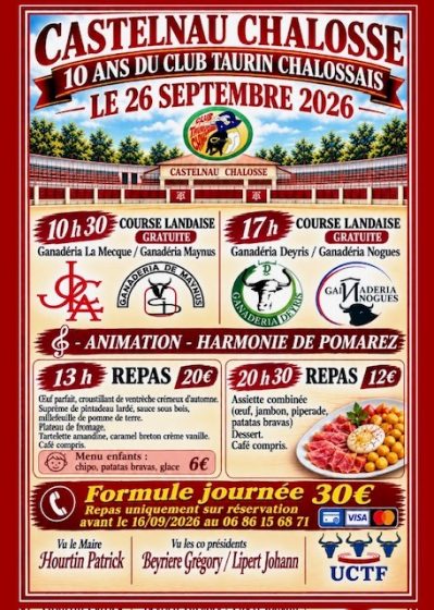 10 ans du Club Taurin Chalossais