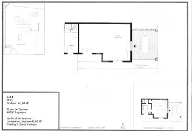 53149761  – Appartement – 2 pièces à ANGRESSE