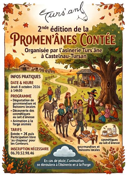 2ème édition de la Promen&rsquo;ânes Contée