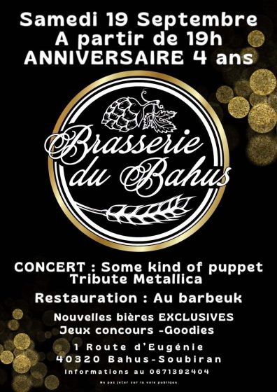 Anniversaire de la Brasserie du Bahus