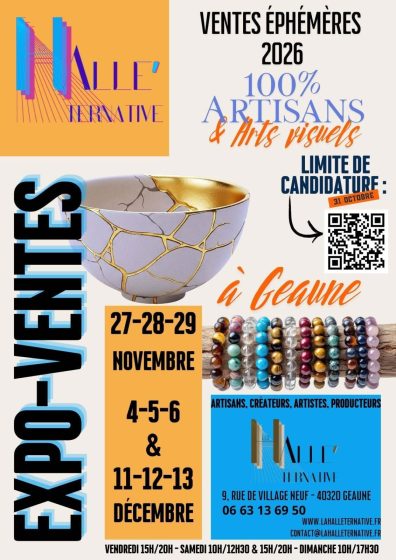 Boutique éphémère de créateurs la Halle&rsquo;ternative