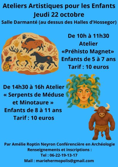 Ateliers créatifs « Prehisto Magnet »