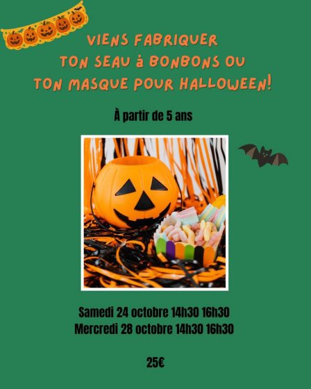 Atelier création sceau et masque d&rsquo;Halloween – Kompo Concept