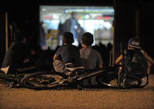 Cinéma en plein air à Sanguinet